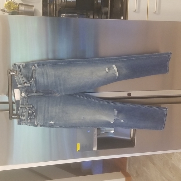 💕MOTHER SUPERIOR💕 High Waisted Rider Ankle Jeans ~ Far Beyond The Sky 28 NWOT - Picture 12 of 16